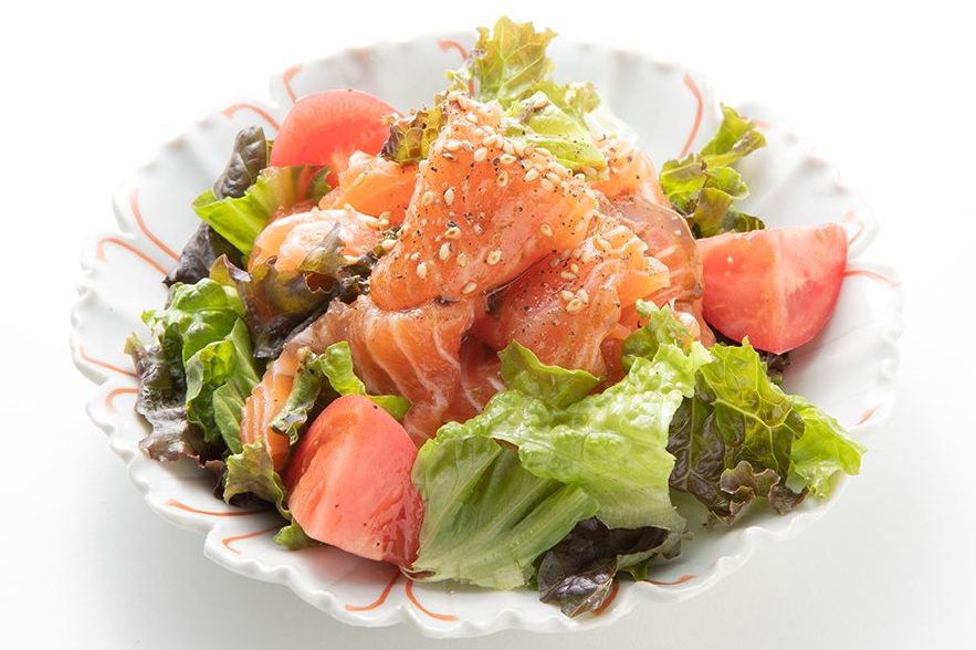 簡単おいしい　サーモンサラダの画像